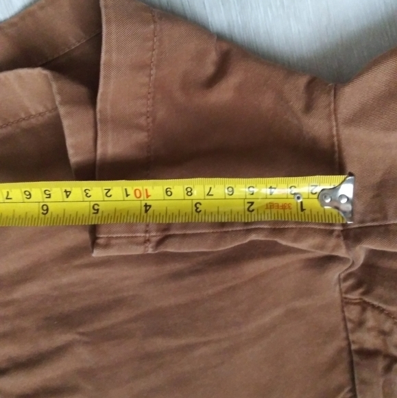 J.Crew CHINO khaki hi Rise Short Cotton boho‎ tan - Picture 2 of 9